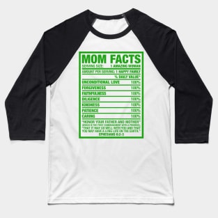 MOM FACTS Baseball T-Shirt